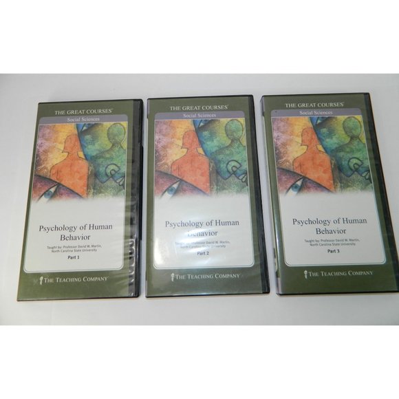 Psychology of Human Behavior Social Sciences The Great Courses 1-3 6 DVD 3 Books - Picture 2 of 16